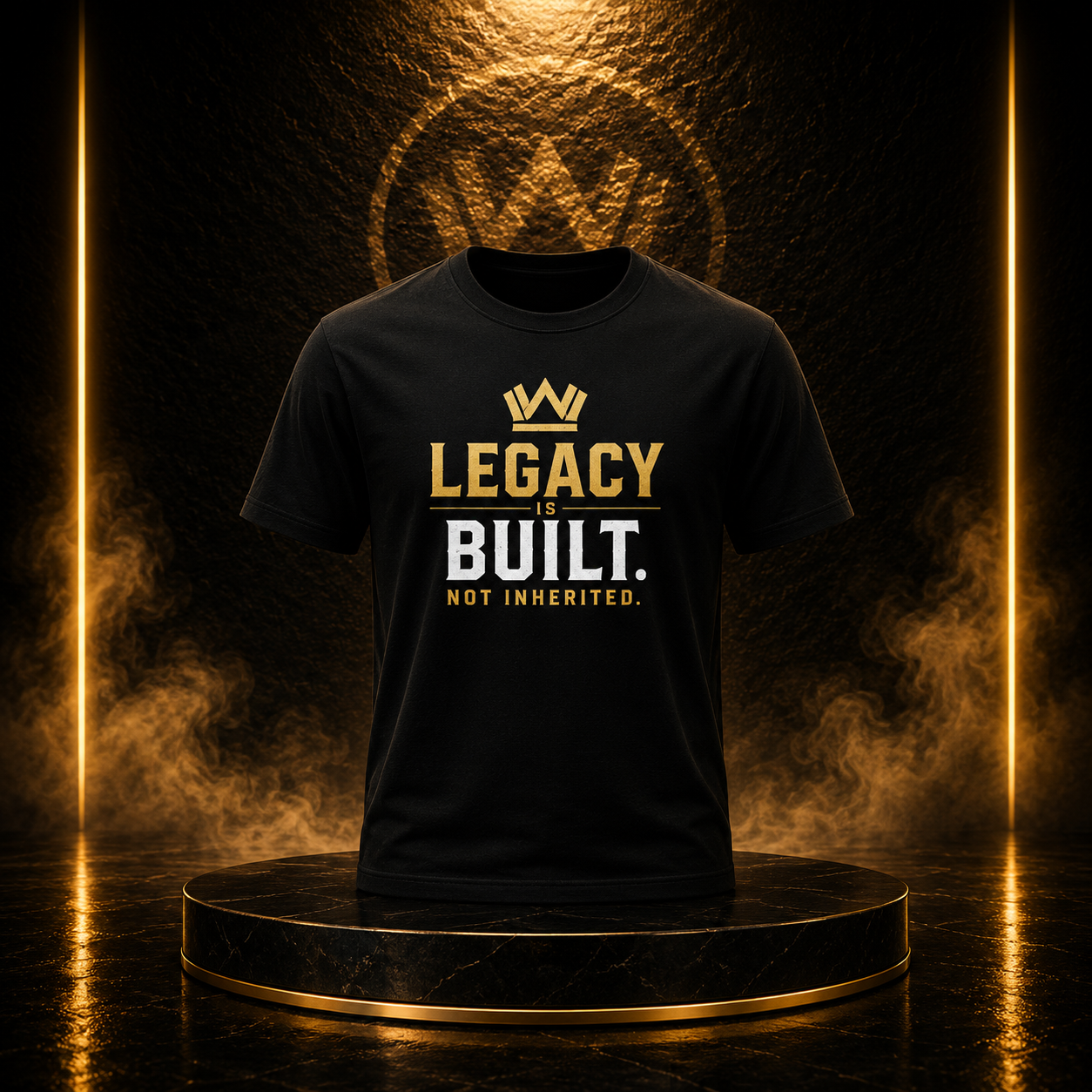 Legacy Is Built. Not Inherited. Tee