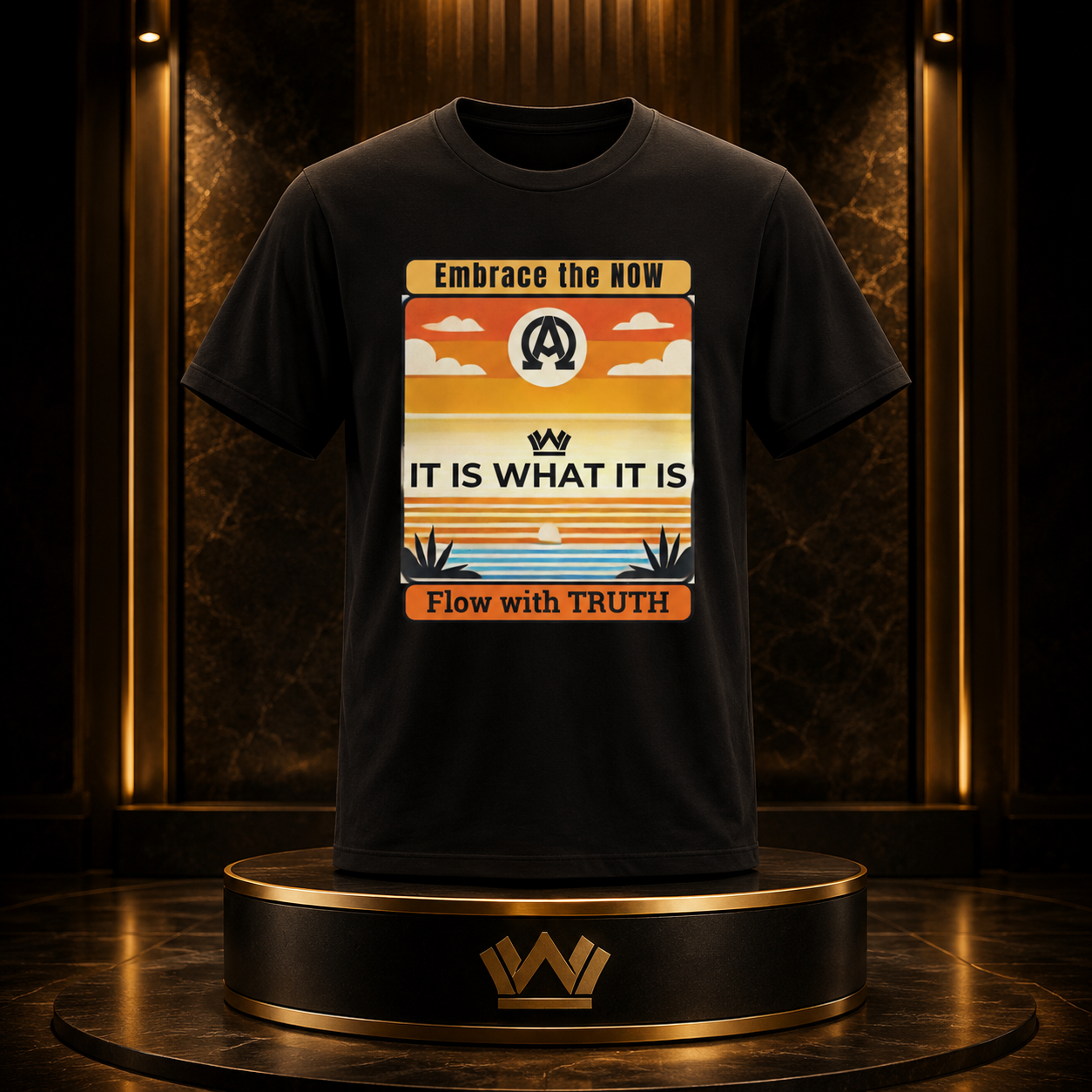 Embrace the NOW – Flow with Truth | IIWII Graphic Tee