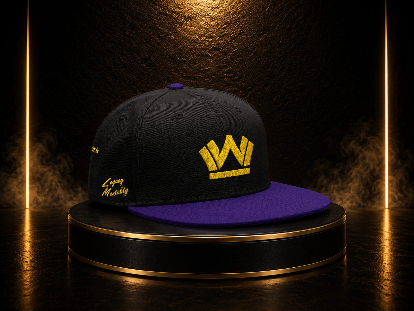 Legacy Mentality™ Purple & Gold Snapback