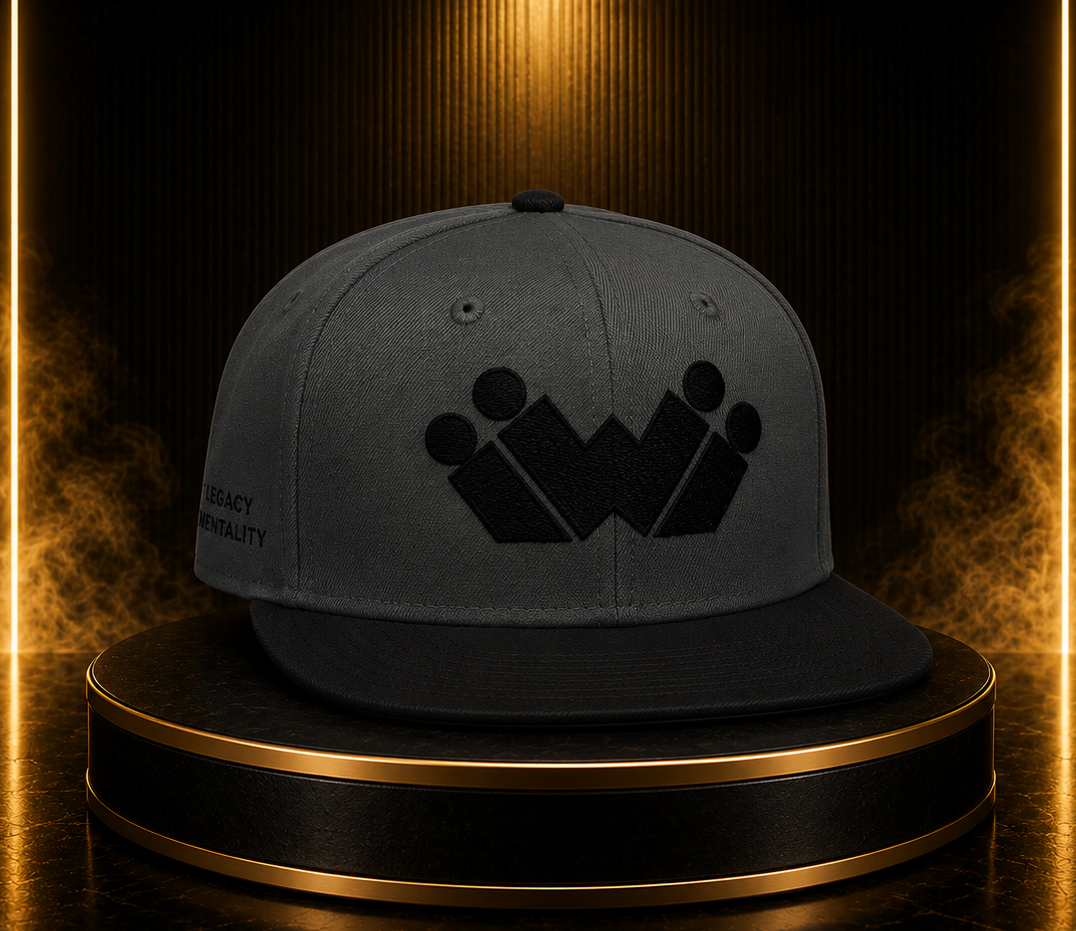 The Heritage Crown Snapback | Original iiWii Mark (black logo)