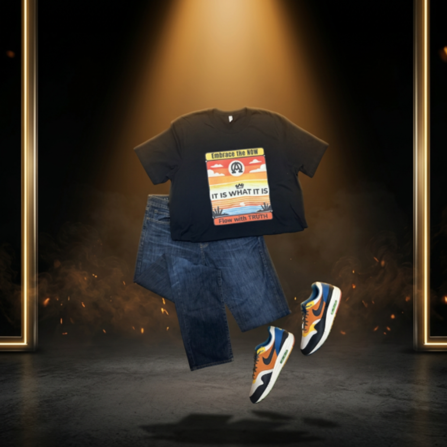 Embrace the NOW – Flow with Truth | IIWII Graphic Tee